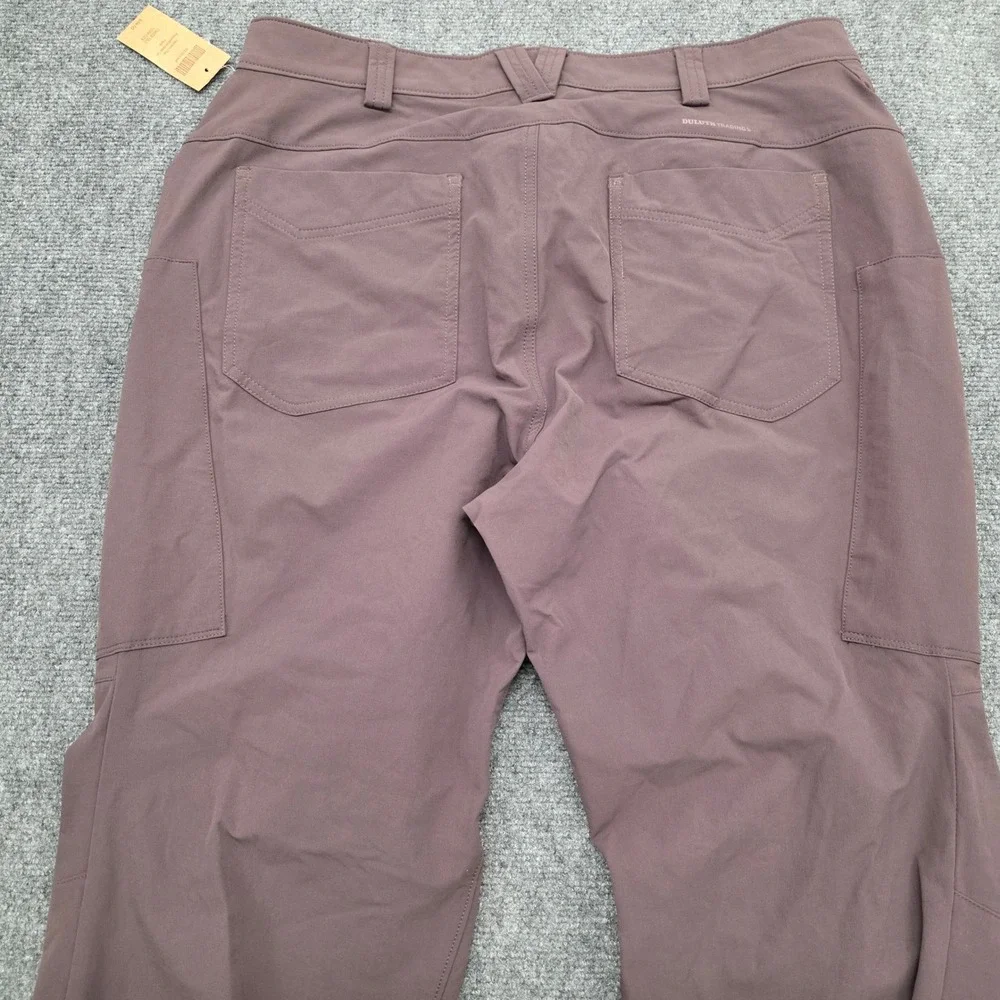 Duluth Trading Co Women Plus Flexpedition Boot Cut Pant Purple 16W x 29 75802